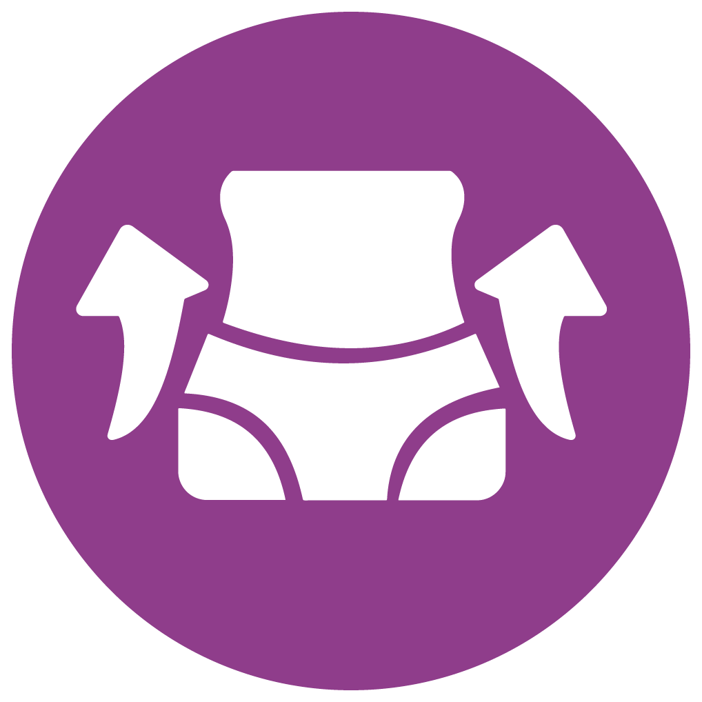 Ajuste mais anatômico Ícone da característica Ajuste mais anatômico Bigfral roupa íntima Moviment