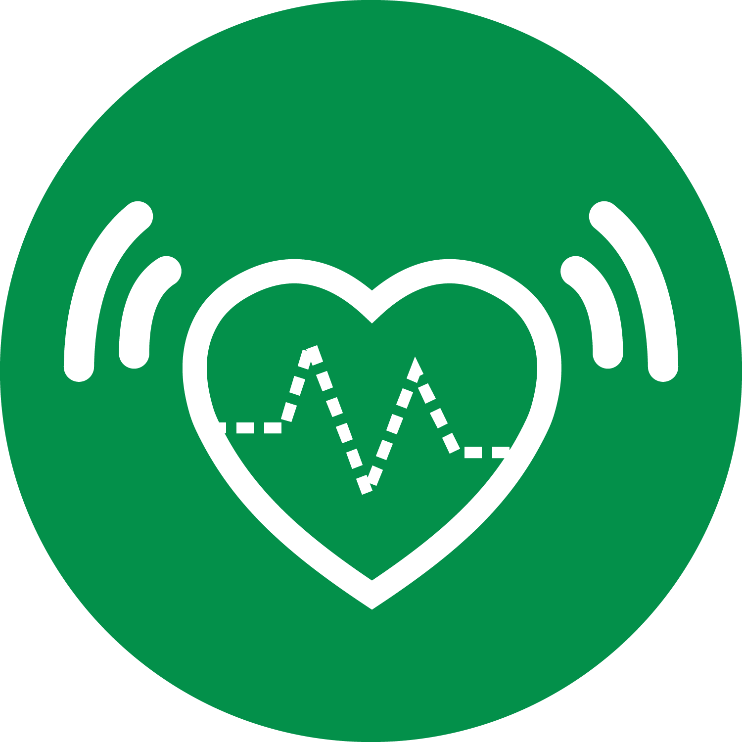 Icone da caracteristica Detector de batimentos cardíacos irregulares 
