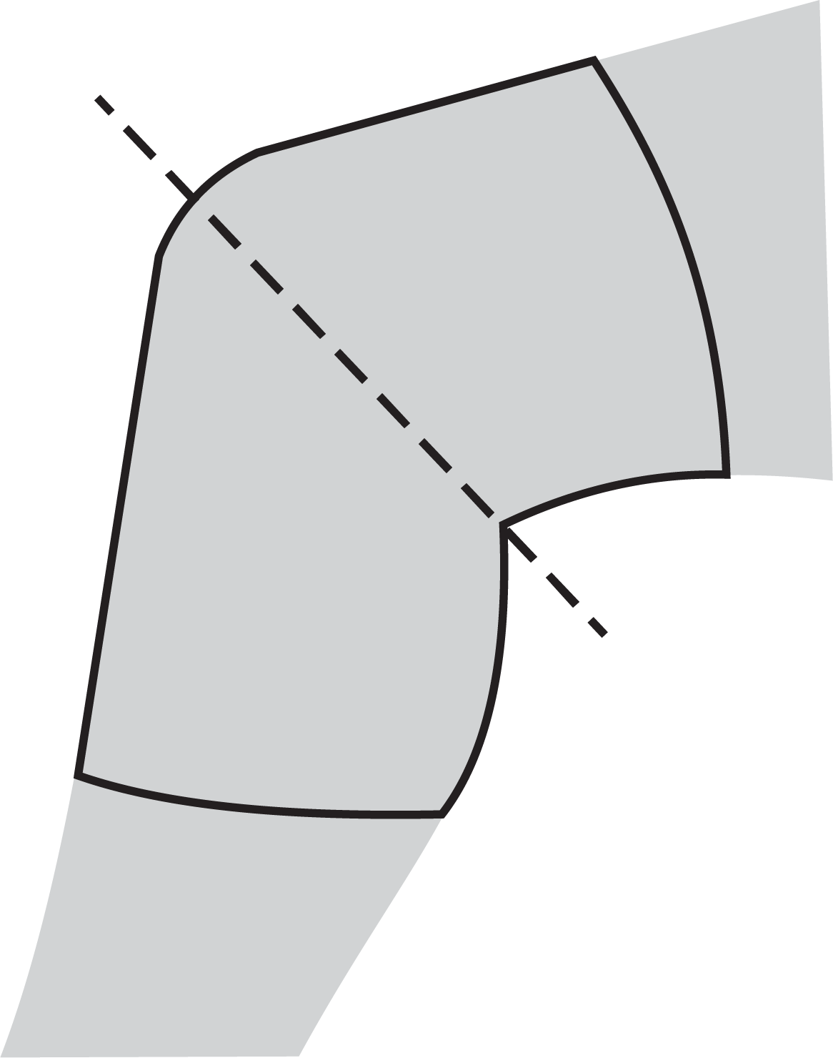 Imagem mostrando como medir o joelho